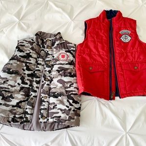Set of 2 Puffer Vest for Boys size 4T